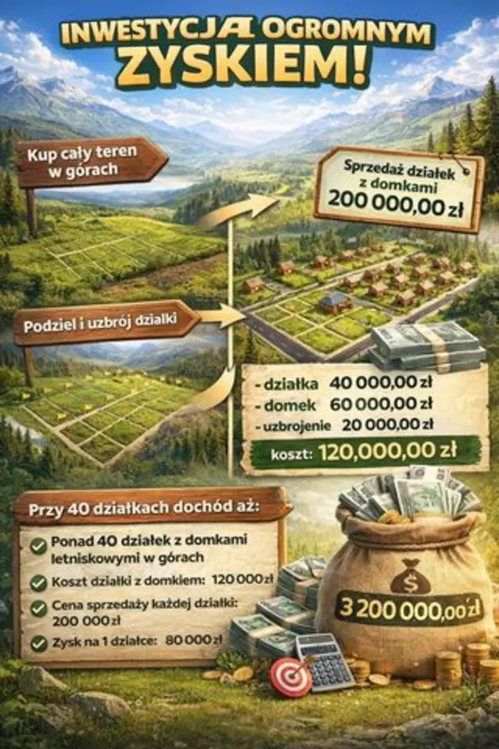 Działka, 1,5 ha, Lubawka