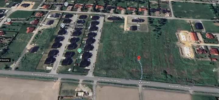 Działka, 1000 m², Miękinia
