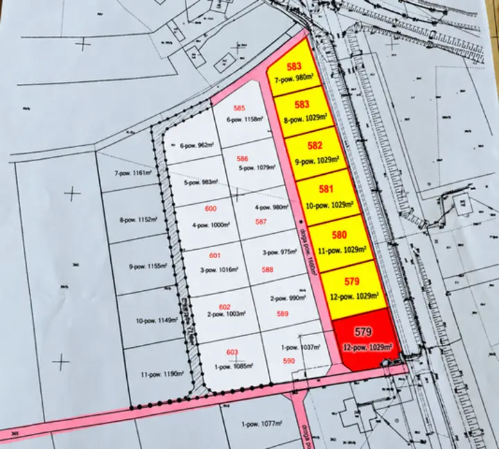 Działka, 980 m², Żmigród
